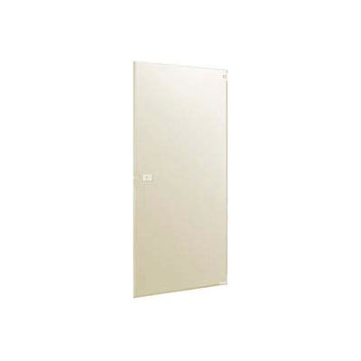 Plastic Laminate Inward Swing Partition Door 25-3/5" W Almond