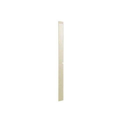 Plastic Laminate Pilaster with Shoe - 7"x 82" Almond