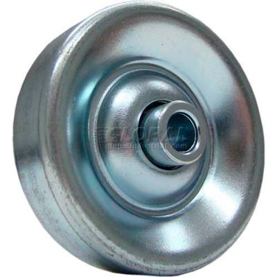 Omni Metalcraft 1-15/16" Dia. Zinc Plated Steel Conveyor Skate Wheel 102143 50 Lb. Cap.