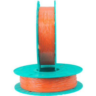 Paper/Plastic Standard Twist Tie Ribbons, 30-2500, 2500'L Orange