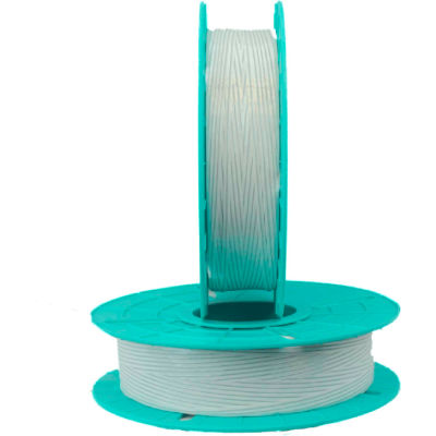 Twist Tie Material, 17-2000, 2000'L Spool White