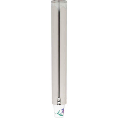Carlisle 38820C - Small Cup Dispenser, Holds 6-11 Oz. Cups 23", Stainless Steel