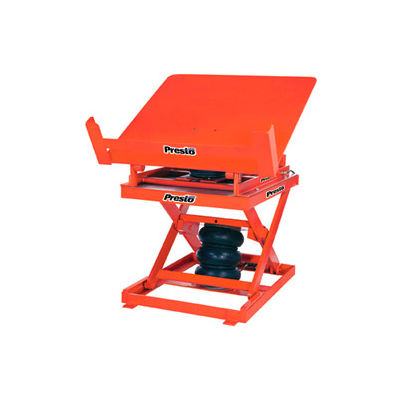 PrestoLifts™ Pneumatic Lift & Tilt Table AXT10-4848 48 x 48 1000 Lb. Capacity