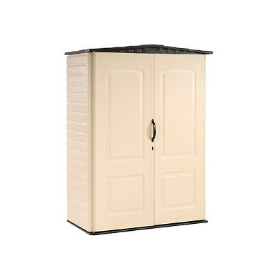Rubbermaid Small Storage Shed FG5L1000SDONX, 4'4"W X 2'D X 6'H
