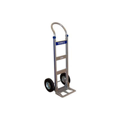 Wesco® Cobra-Lite Aluminum Hand Truck 220321 Continuous Handle Semi-Pneumatic