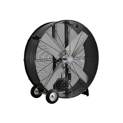 42" Drum Blower Fan - Portable - Belt Drive - 17600 CFM - 1 HP