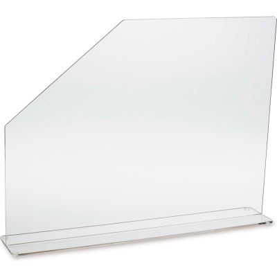 Omnimed® 307200 Large Splash Guard, 4-1/2"W x 23-1/2"D x 18"H, Clear