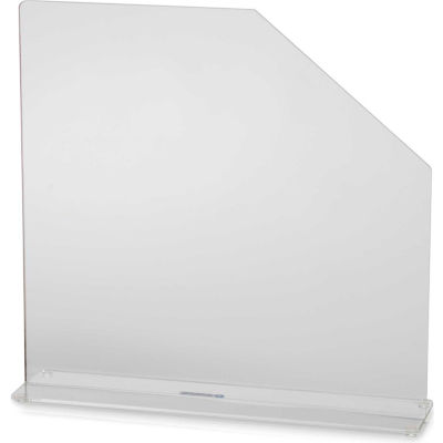 Omnimed® 307201 Small Splash Guard, 4-1/2"W x 19"D x 18"H, Clear
