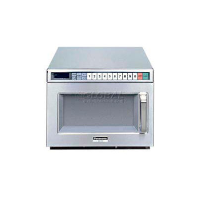 Panasonic® NE-12521, Commercial Microwave, 0.6 Cu. Ft., 1200 Watt, Keypad Control,