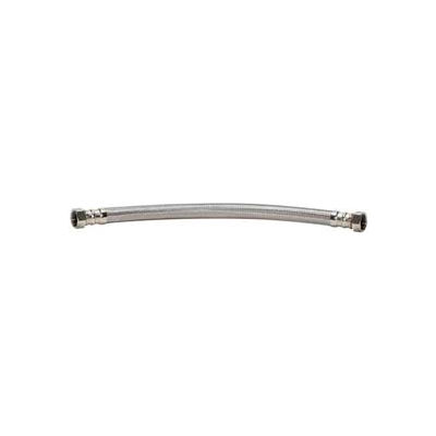 Fluidmaster B1H18 Water Heater Supply Connector 3/4 In. F.I.P X 18 In. - Braided Stainless Steel
