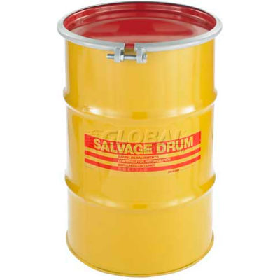 Global Industrial™ Carton Steel Salvage Transport Overpack Drum 55