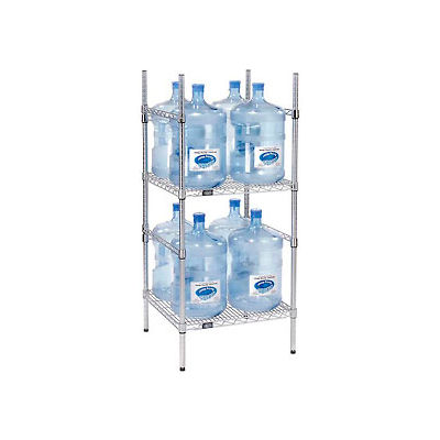 Shelving | Food Storage | 5 Gallon Water Bottle Storage Rack, 8 Bottle