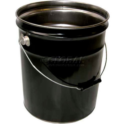 5 Gallon Open Head Steel Pail PAIL-STL-RI - Rust Inhibitor Lining