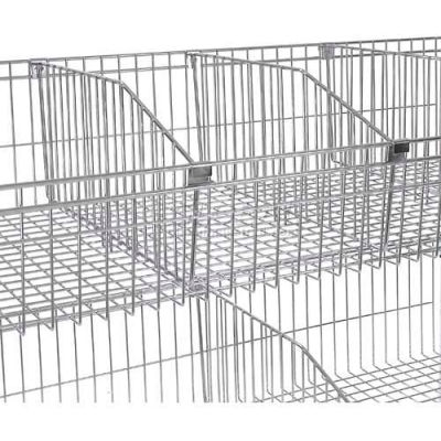 Nexel® Wire Shelf Basket Divider, 24"D x 10"H