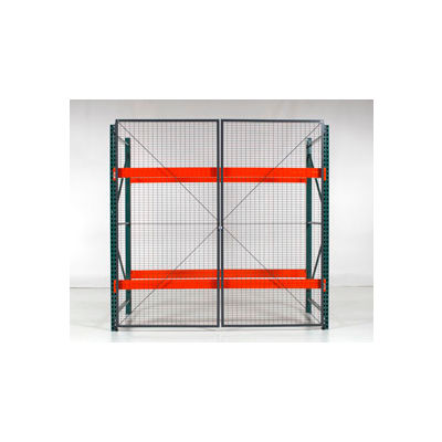 Wirecrafters - Wire Mesh Side Panel W/Mounting Clips - For 42"W x 144"H Pallet Rack