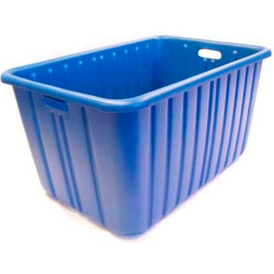 Tote-Alls Tote Container 24-1/8"L X 14-3/8"W X 12"H, Blue - Pkg Qty 10