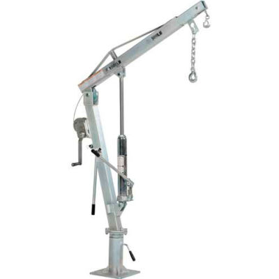Galvanized Steel Winch Operated Pickup Truck Jib Crane WTJ-2-G 1000 Lb.