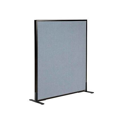 Interion® Freestanding Office Partition Panel, 36-1/4"W x 42"H, Blue