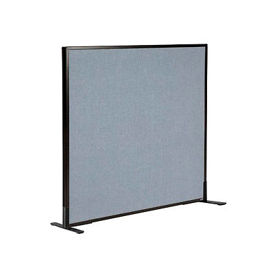 Interion® Freestanding Office Partition Panel, 48-1/4"W x 42"H, Blue