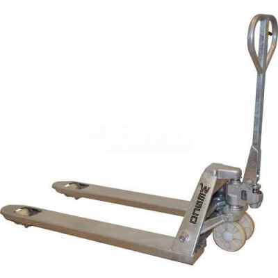 Wesco® Galvanized Steel Pallet Jack Truck 272855 4400 Lb. Capacity