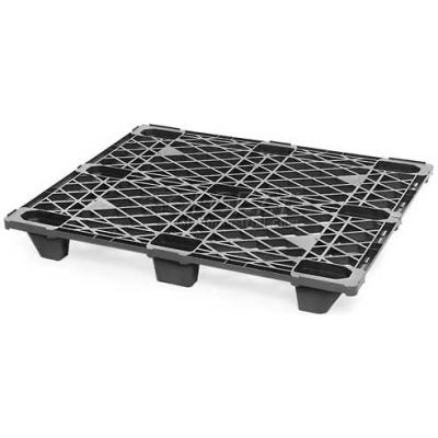 Nestable Shipping Plastic Pallet 48x40 2200 Lb. Capacity