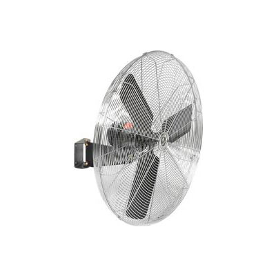 TPI 30 Wall Mount Fan Non Oscillating CACU30-W 1/4 HP 6,000 CFM 1 PH Totally Enclosed Motor
