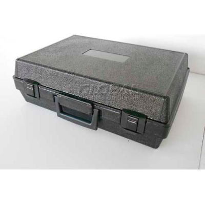 Plastic Protective Storage Cases with Pinch Tear Foam, 17"x12"x5-1/2", Black