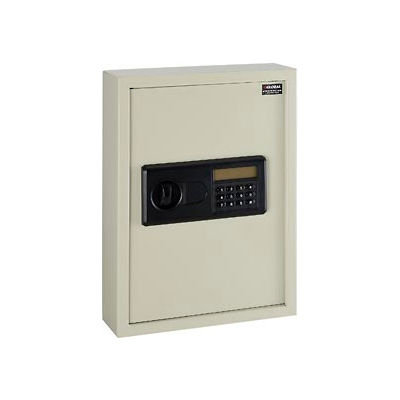 Global™ Electronic 48 Key Safe Cabinet, Sand
