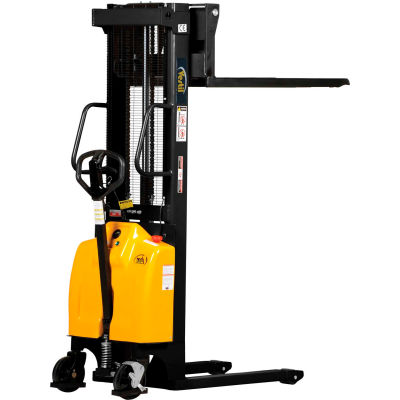 Combination Battery Powered & Hand Pump Lift Stacker SE-HP-118 118" Lift