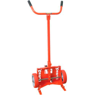 Wesco® Knock-Down Drum Truck 240053 for Poly Drums Polyolefin Wheels