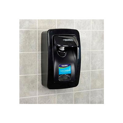 Global Industrial Manual Dispenser for Foam Hand Soap/Sanitizer - Black