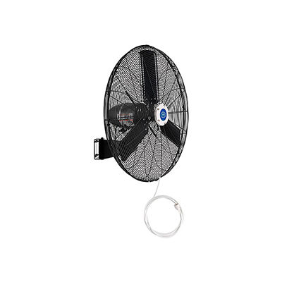 30" Wall Mounted Misting Fan - Outdoor Rated - Oscillating - 8400 CFM - 3/10 HP