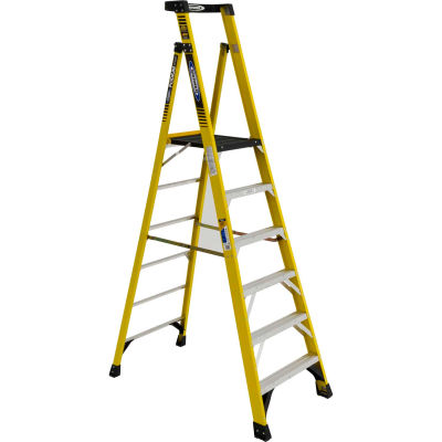 Werner 6' Type 1AA Fiberglass Podium Ladder - PD7306