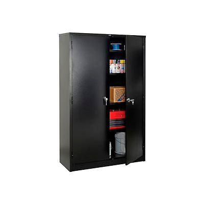 Global™ Storage Cabinet Assembled 48x18x78 Black