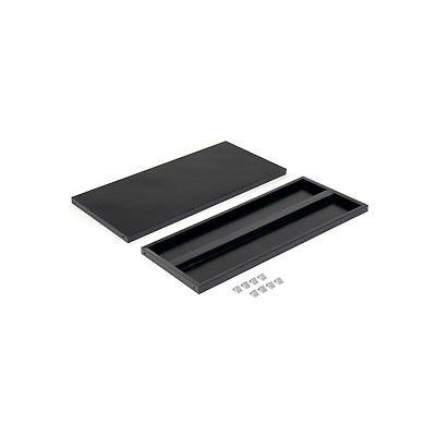 Additional Shelves for 36"W x 24"D Storage Cabinet - Black