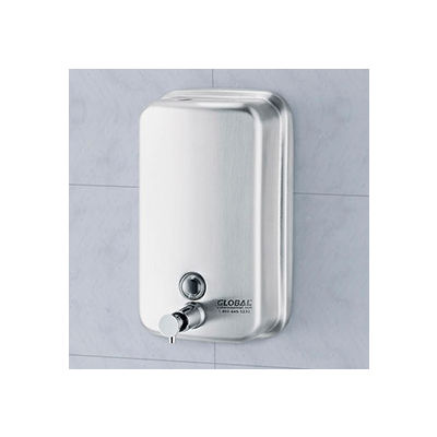 Global Industrial Stainless Steel Vertical Liquid Soap Dispenser - 1000 ml