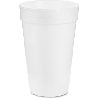 Dart® Foam Cups Hot/Cold Cups, 14 Oz., 1,000/Carton, White