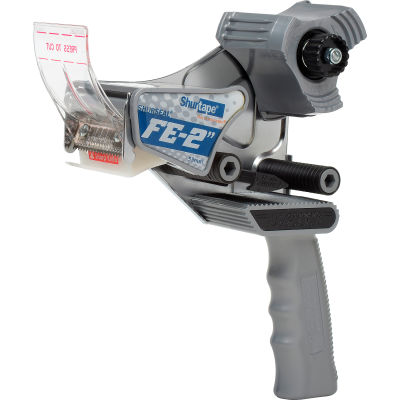 Shurtape® Folded Edge Handheld Dispenser, 10-1/2"L x 8-1/2"W x 3"H, Gray and Blue
