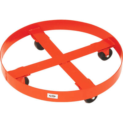 Round Drum Dolly for 55 Gallon Drums 3" Steel 1200 Lb. - 436S