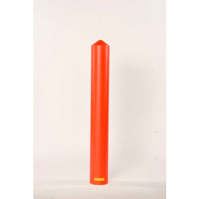 Eagle Smooth Bollard Post Sleeve 4" Red, 1735R