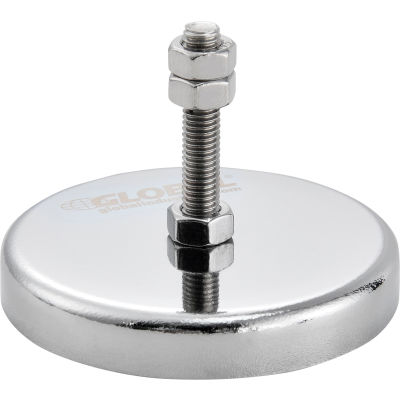 Global Industrial Mount-It Ceramic Magnet With Attached Screw & Nuts, 35 Lbs. Pull, 6/Pack