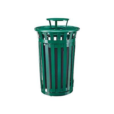 Garbage Can & Recycling | Steel - Outdoor | Global Industrial™ Outdoor ...