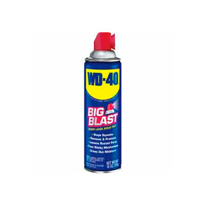 WD-40® Multi-Use Aerosol Lubricant - 18 oz. Big Blast Aerosol Can - 10124/490095 - Pkg Qty 12