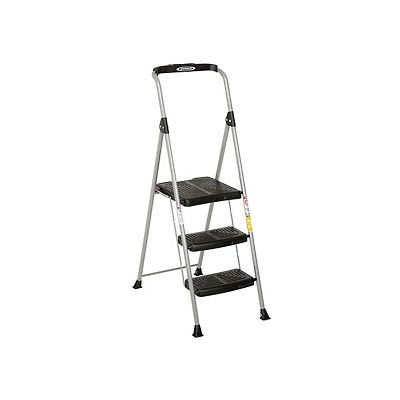 Werner 3 Step Steel Podium Step Stool, 225 lb. Cap - SP323-6