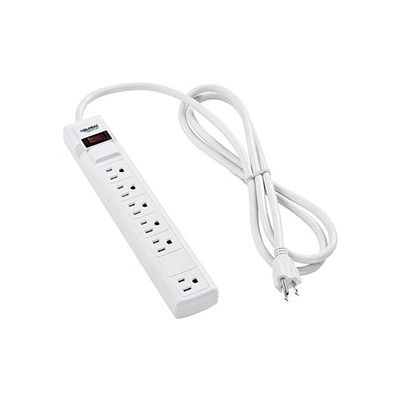 Global Industrial Surge Protected Power Strip, 5+1 Outlets, 15A, 900 Joules, 6' Cord