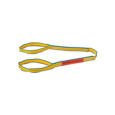 Global Industrial™Poly Web Sling, HD, Eye&Eye w/ Durable Edge, 4 Ft L-1600/1280/3200 Lbs Cap