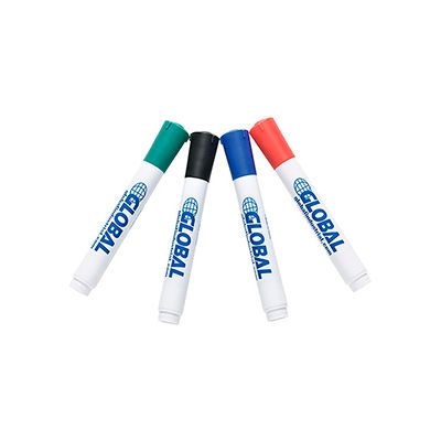 Global Industrial Dry Erase Marker, 4 Pack