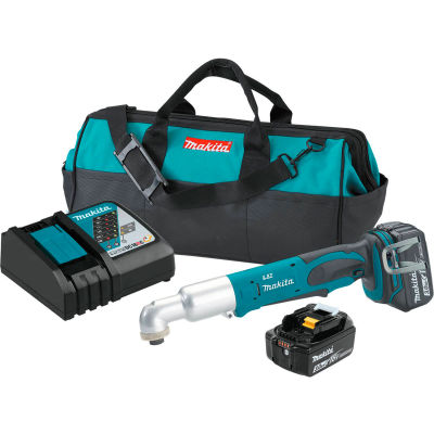 Makita XLT01 18V LXT Li-Ion 1/4" Cordless Angle Impact Driver Kit 2 Batteries 3.0Ah Charger Tool Bag