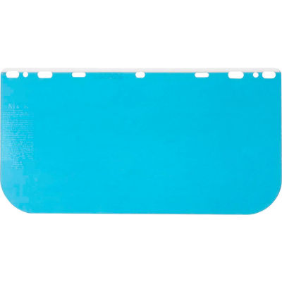 MCR Safety 181540 Head Gear/Face Shield Visor, 8" x 15-1/2", Clear, Polycarbonate