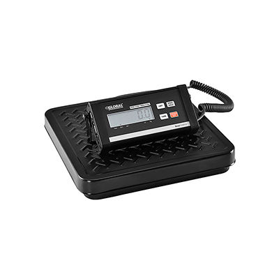 Global Industrial Digital Shipping Scale with AC Adapter/USB Port, 400 lb x 0.5 lb